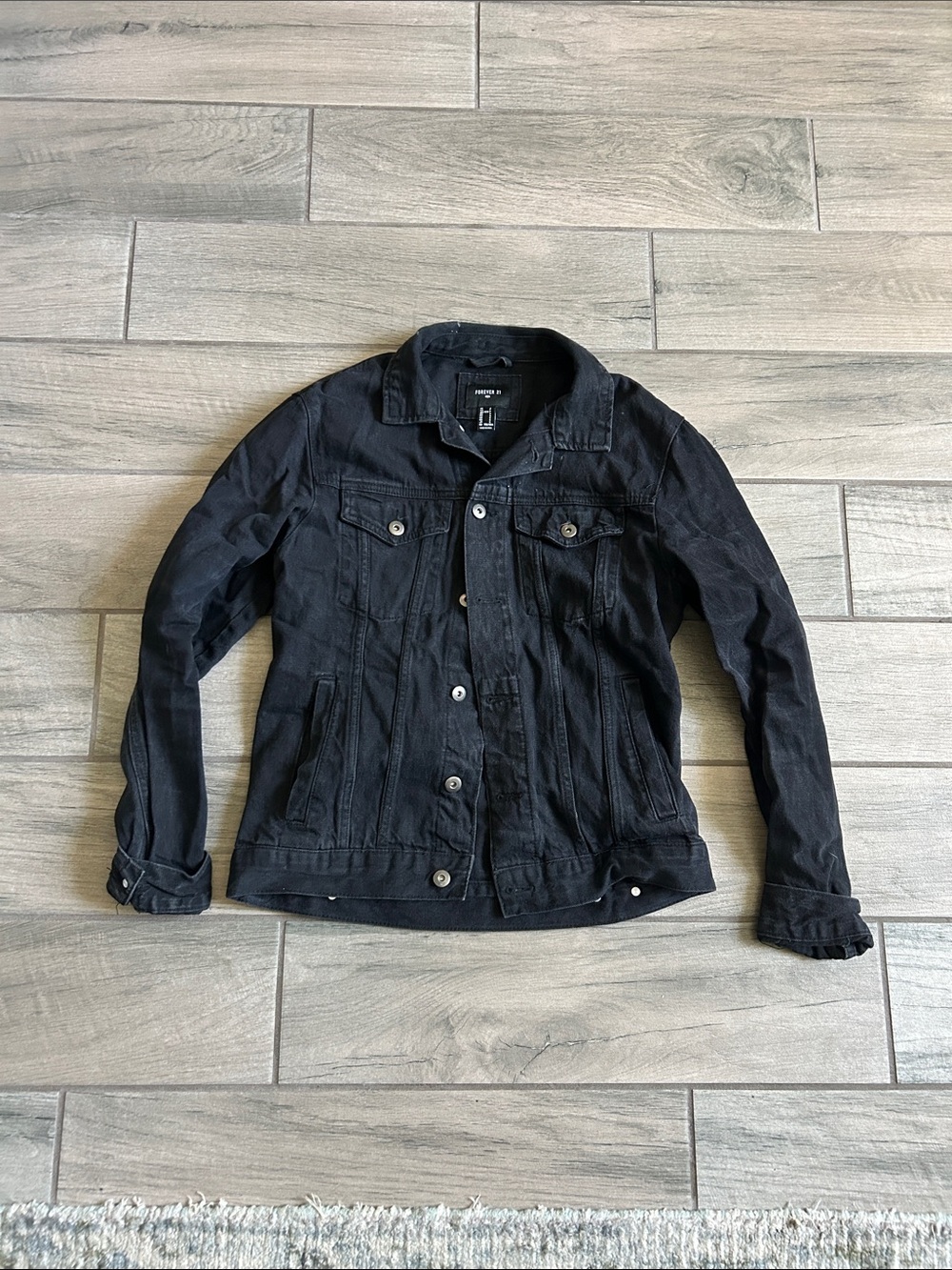 Forever 21 Black Denim Jacket